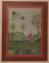 Group of 7 color lithographs.